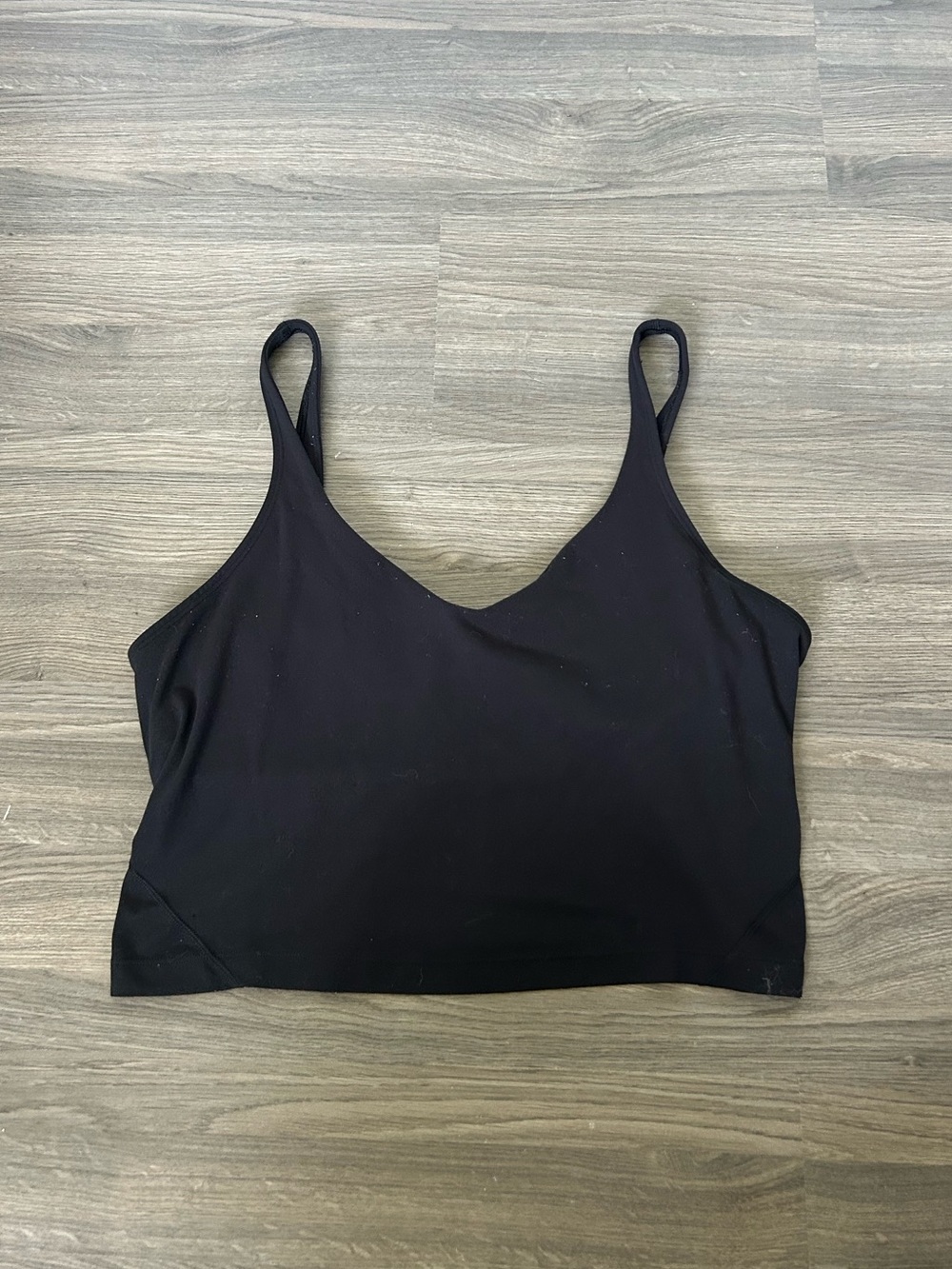 Lululemon Athletica Align Tank Top in Black Cropped Tank Top Lulu